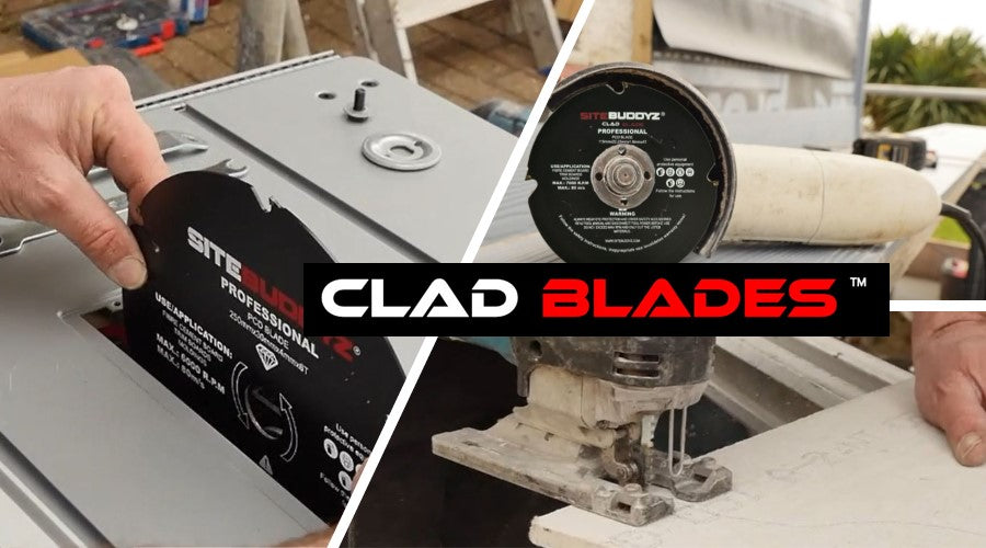 CladBlades specialist cladding saw blade range from Sitebuddyz